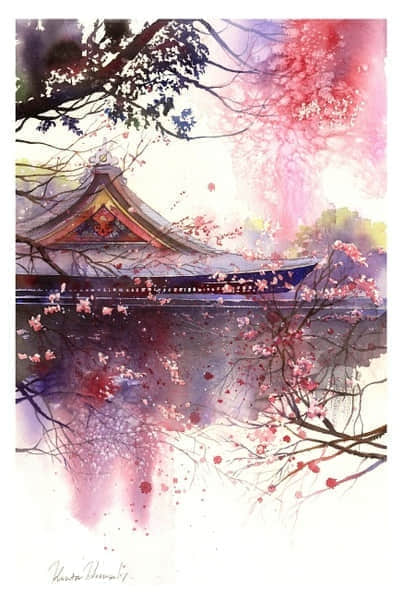 唯美古风文字图片2